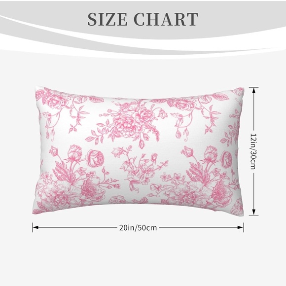 🩷Floral Pink Pillowcase Set - Picture 4 of 5